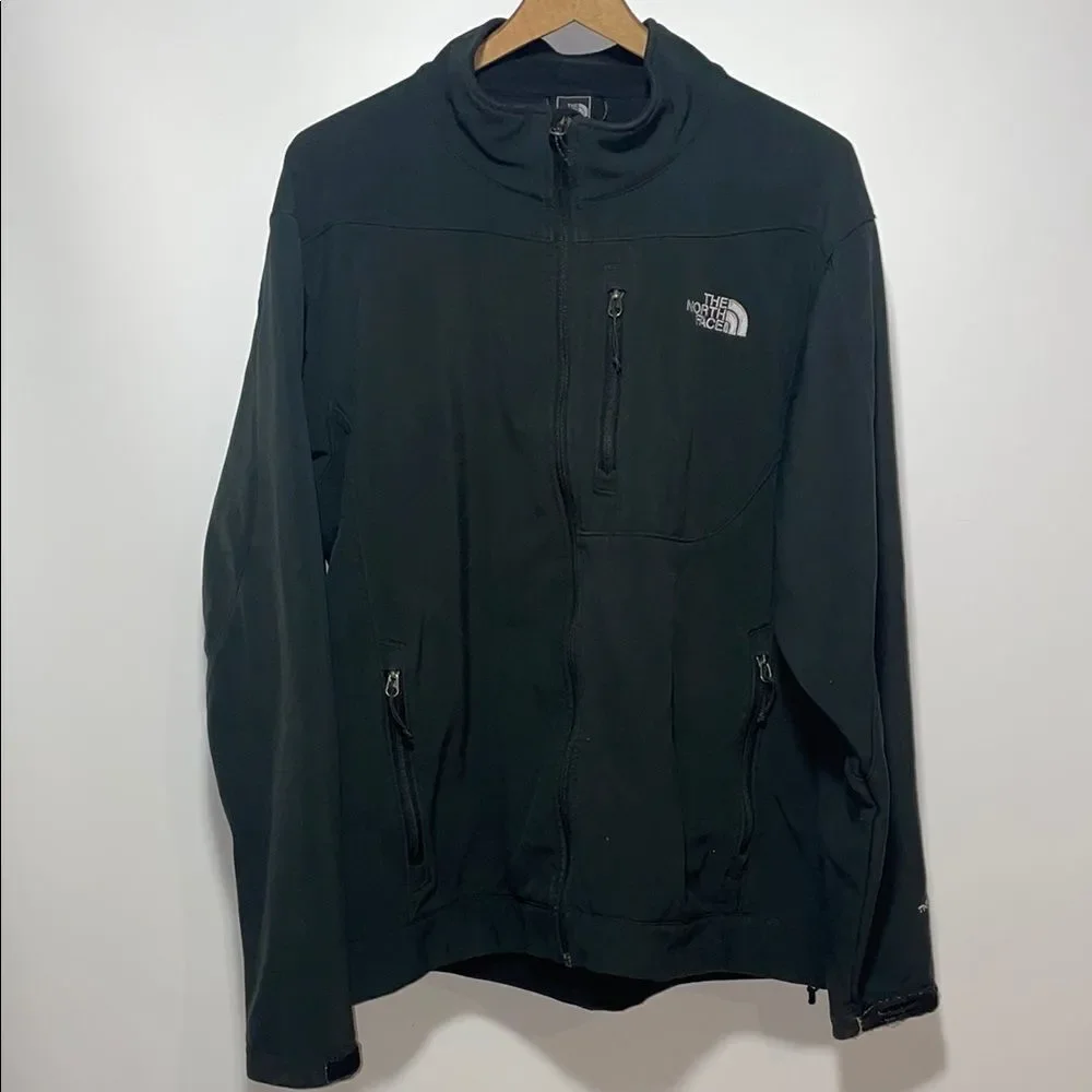 The North Face Black Performance Jacket with Stand-Up Collar